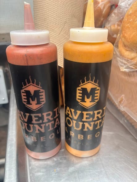 Maverick's Mountain BBQ sauces used in The Den kitchen